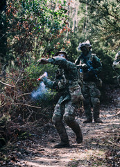 Airsoft military game