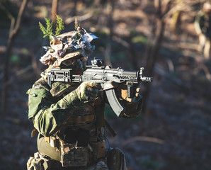 Airsoft military game