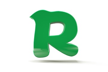 Fototapeta premium 3d letter collection.letter R