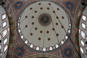 Interior view of Kilic Ali Pasha Mosque in Istanbul