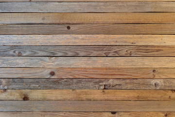 Old pine wood background, top view.