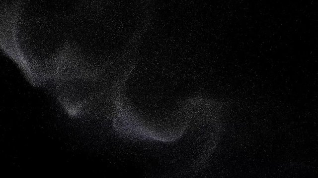 Animated background with imitation of white dust.