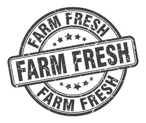farm fresh stamp. farm fresh round grunge sign. farm fresh