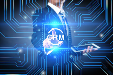 CRM Customer Relationship Management Business Internet Techology Concept
