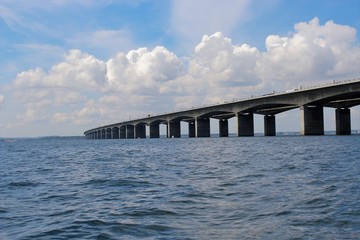 long bridge over the sea