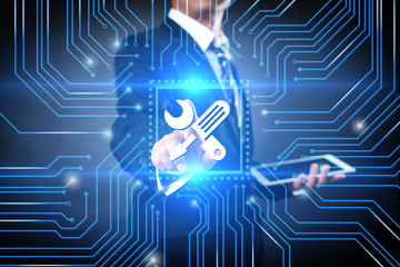 Technical Support Customer Service Business Technology Internet Concept