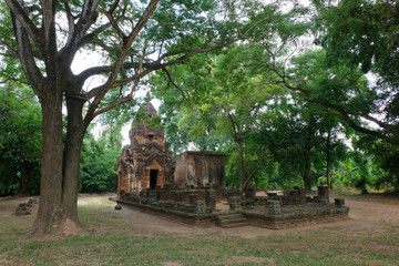 the Wat Chao Chan Temple at the Historical Park in Sukhothai