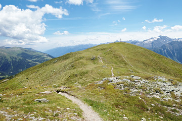 Fototapeta premium Isskogel summit in Austria Gerlos