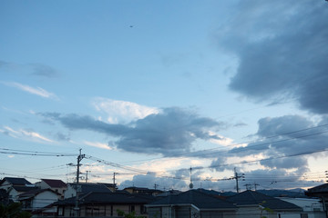 夕暮れの空