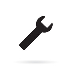 repair wrench icon- vector illustration