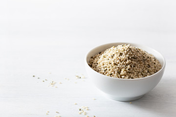 hulled hemp seeds, healthy superfood supplement