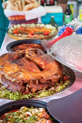 Close-up d'un plat du maroc