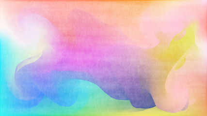 Pastel watercolor backdrop.  Fashion background. Watercolor brush strokes. Creative illustration. Artistic color palette.  Fluid Gradient Cover. Colorful Pastel.