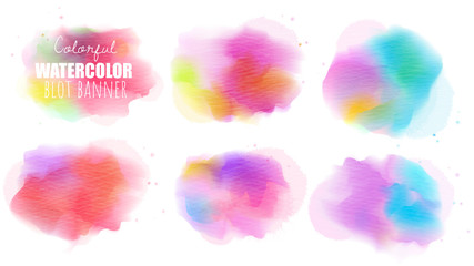 Abstract hand drawn watercolor background. Vector illustration. Grunge texture for cards and flyers design.