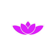 Fototapeta premium Lotus flower logo design vector template