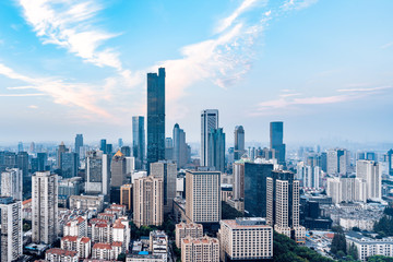 Fototapeta na wymiar Nanjing city skyline, Jiangsu Province, China