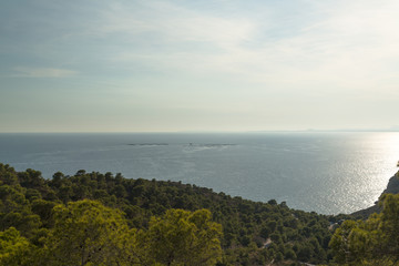 Fototapeta na wymiar Seascape view in Benidorm, Spain