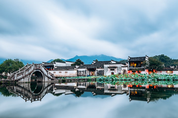 Landscape of Hongcun, Huangshan City, Anhui Province, China