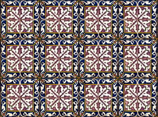 Background of vintage ceramic tiles