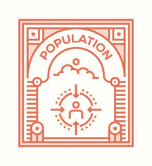 POPULATION ICON CONCEPT
