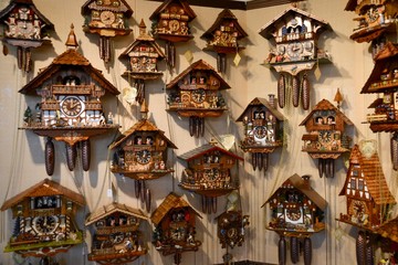 Fototapeta premium German Cuckoo Clock Collection