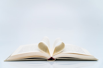  Some books in white background