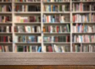 Empty wooden table on white background. Mockup for design