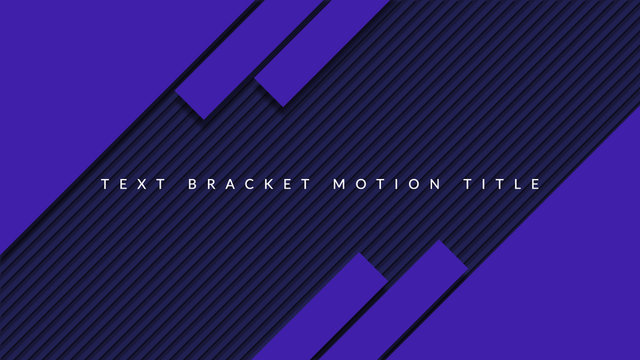 Text Bracket Motion Title