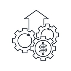 Electronic payments. Vector illustration on white background.