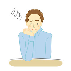 シャツを着た男性のイラスト