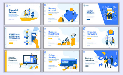 Collection of Modern design- website template