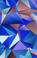 Abstract Low-Poly background. triangulated texture. Design 3d. Polygonal geometrical pattern. Triangular modern style