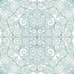 Floral ornate decorative retro background