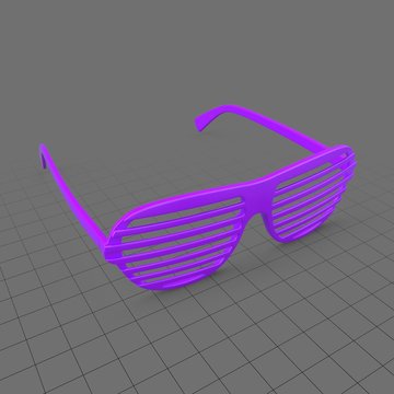Slotted party glasses