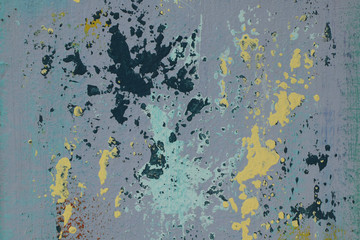 peeling chalk paint on wood background
