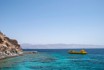 Salah El Din Castle on Farun Island in the Gulf of Aqaba