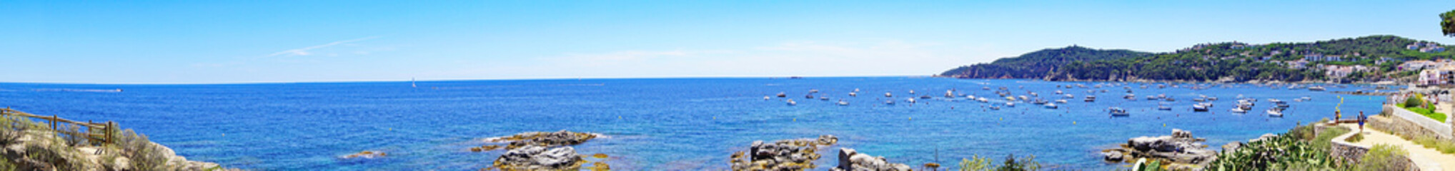 Obraz premium Llanfranch y Calleja de Palafrugell, Girona, Catalunya, España, Europa