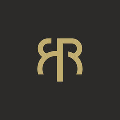 Vintage RR monogram logo icon