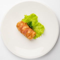 chicken breast in the bacon