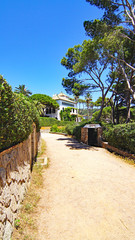 Obraz premium Llanfranch, camino de Ronda, Calleja de Palafrugell, Girona, Catalunya, España, Europa