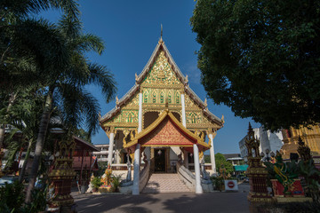 Naklejka premium THAILAND PHRAE WAT THAI TEMPLE