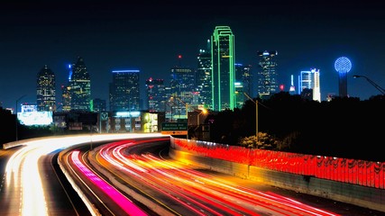 Dallas Skyline - Long exposure