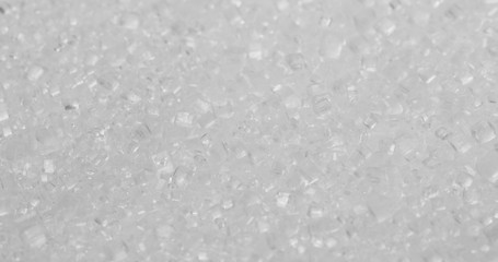 Pile of the white sugar