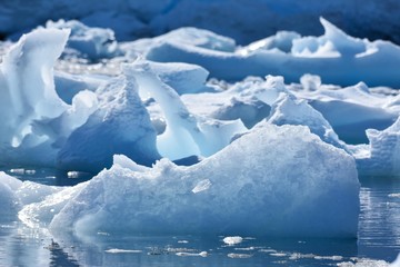 Fototapeta na wymiar glace en antarctique