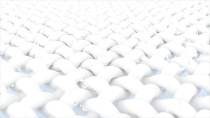 Obraz premium Close up fabric fiber, fiber with smooth surface
