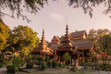 Naklejka premium THAILAND PHRAE WAT JOM SAWAN