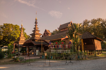 Naklejka premium THAILAND PHRAE WAT JOM SAWAN