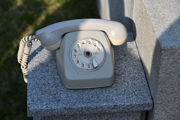 Rotary phone. North Korea