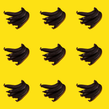 Rotten Bananas Clusters on Yellow
