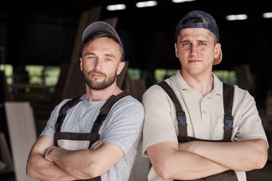 Skilled Male Joiners At Work